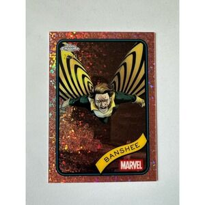 2025 Topps Chrome‎ Marvel Banshee Rose Gold Mini Diamonds Refractor /40 #38 Card